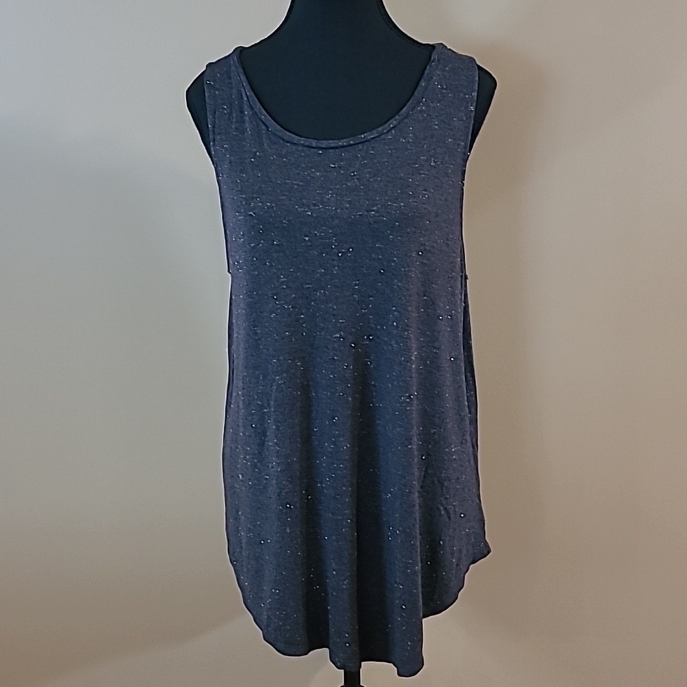OLD NAVY Tank Top, Grey with Gold Fleck Detail, Size XL